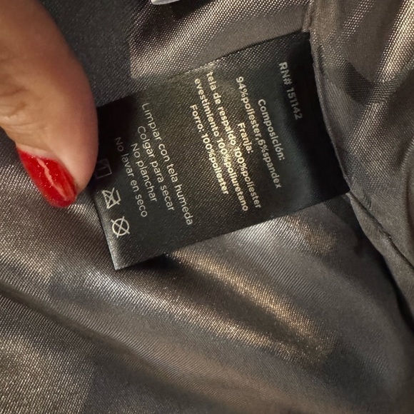 Juicy Couture Black Fringe Trucker Oversized Jacket- Size XS - Picture 9 of 11